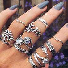 Load image into Gallery viewer, Tocona Bohemia Antique  Rings Set