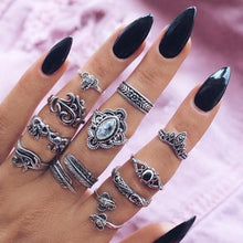 Load image into Gallery viewer, Tocona Bohemia Antique  Rings Set