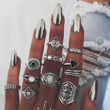 Load image into Gallery viewer, Tocona Bohemia Antique  Rings Set