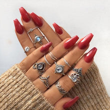 Load image into Gallery viewer, Docona Boho Finger Ring Sets