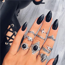 Load image into Gallery viewer, Docona Boho Finger Ring Sets