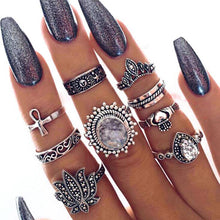 Load image into Gallery viewer, Docona Boho Finger Ring Sets