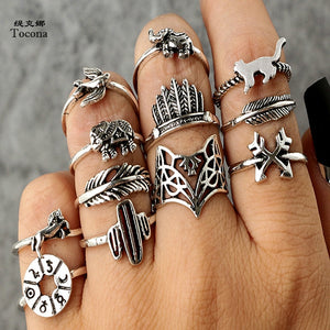 Antique Silver Rings Sets