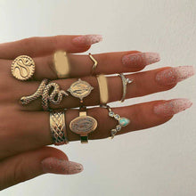 Load image into Gallery viewer, Jesus Snake  Rings Set
